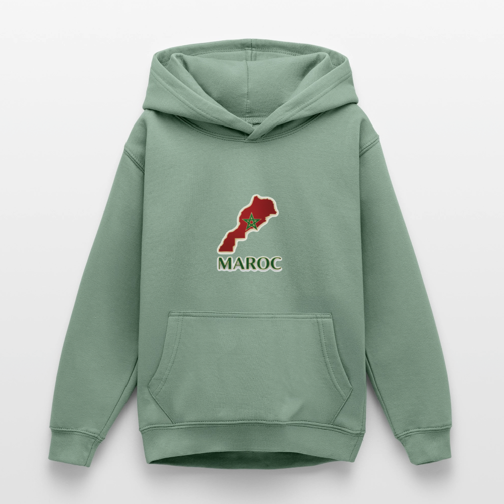 Teen Hoodie - steel green