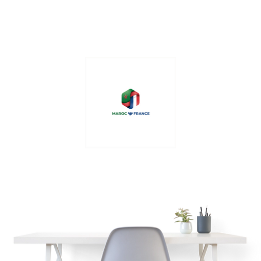 Poster 60 x 60 cm - white