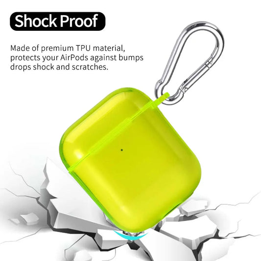 Étui Silicone pour AirPods avec Porte-clés - Protection Anti-chute