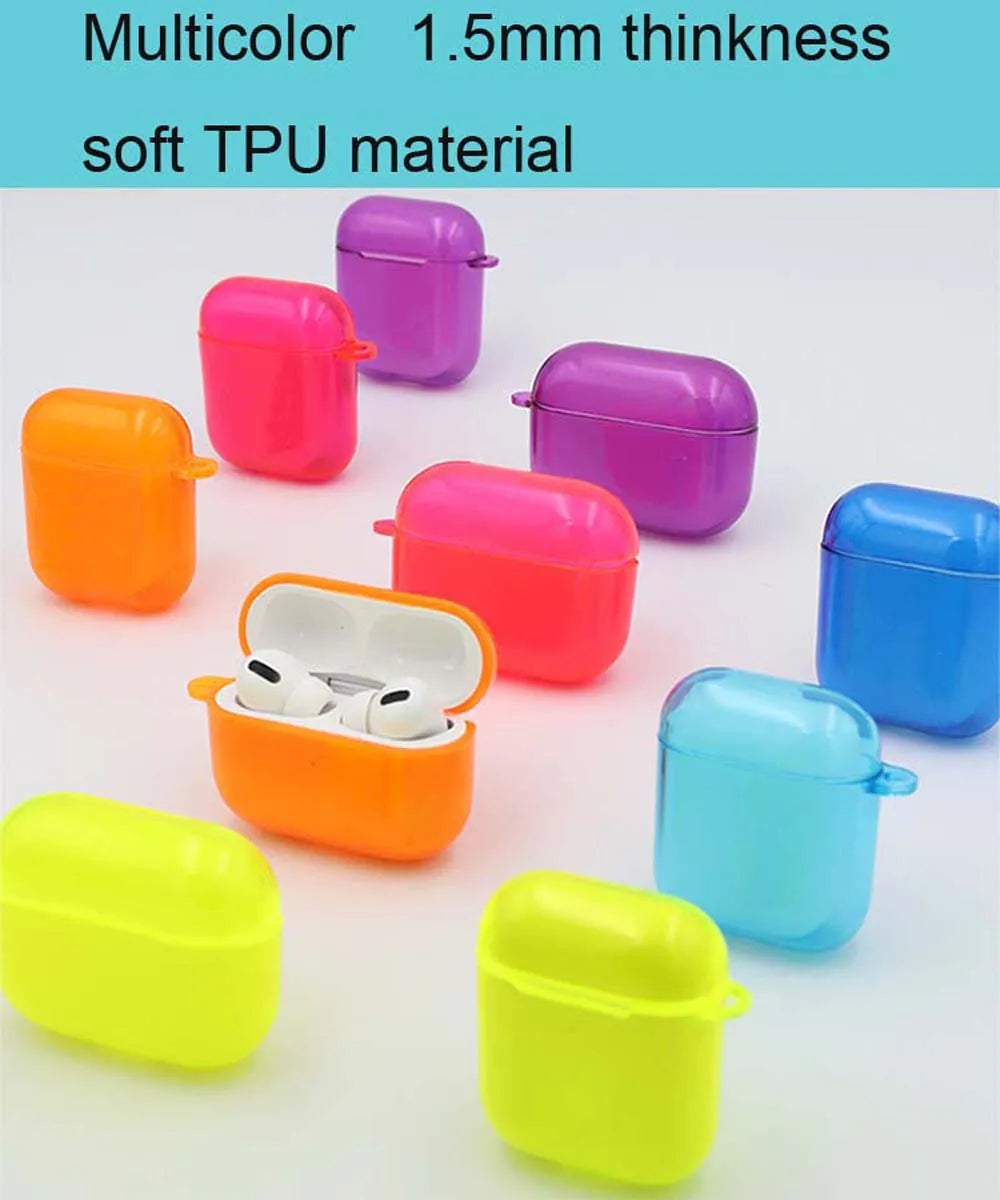 Étui Silicone AirPods avec Crochet - Protection Anti-chute