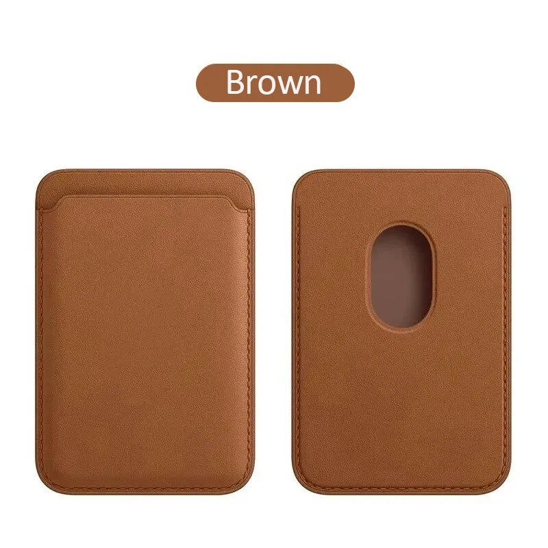 Étui Portefeuille Magnétique en Cuir pour iPhone 15/14/13/12 Pro Max - Porte-Cartes