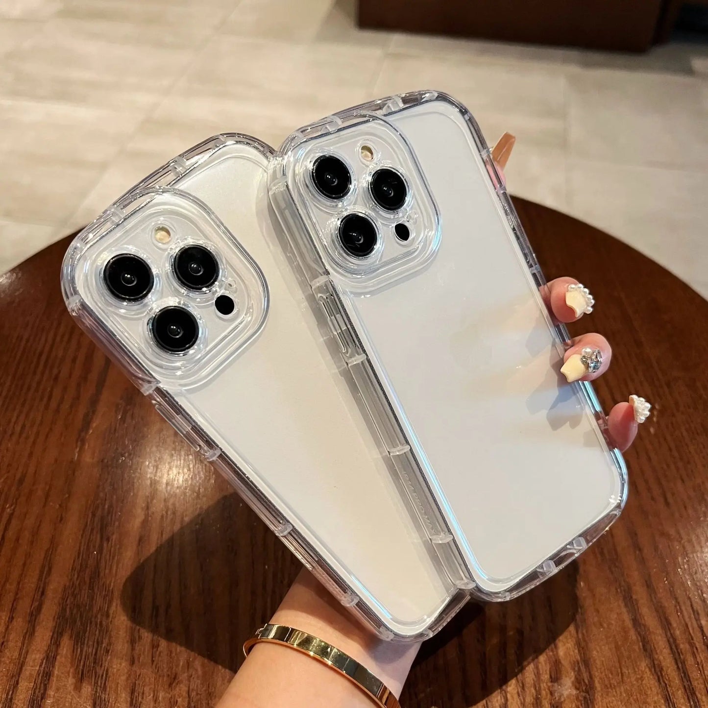 Coque Transparente Bolomboy pour iPhone 16 Pro Max 15 14 13 12 11 XR X XS Max SE 6 7 8 15 Plus - Protection Antichoc Silicone