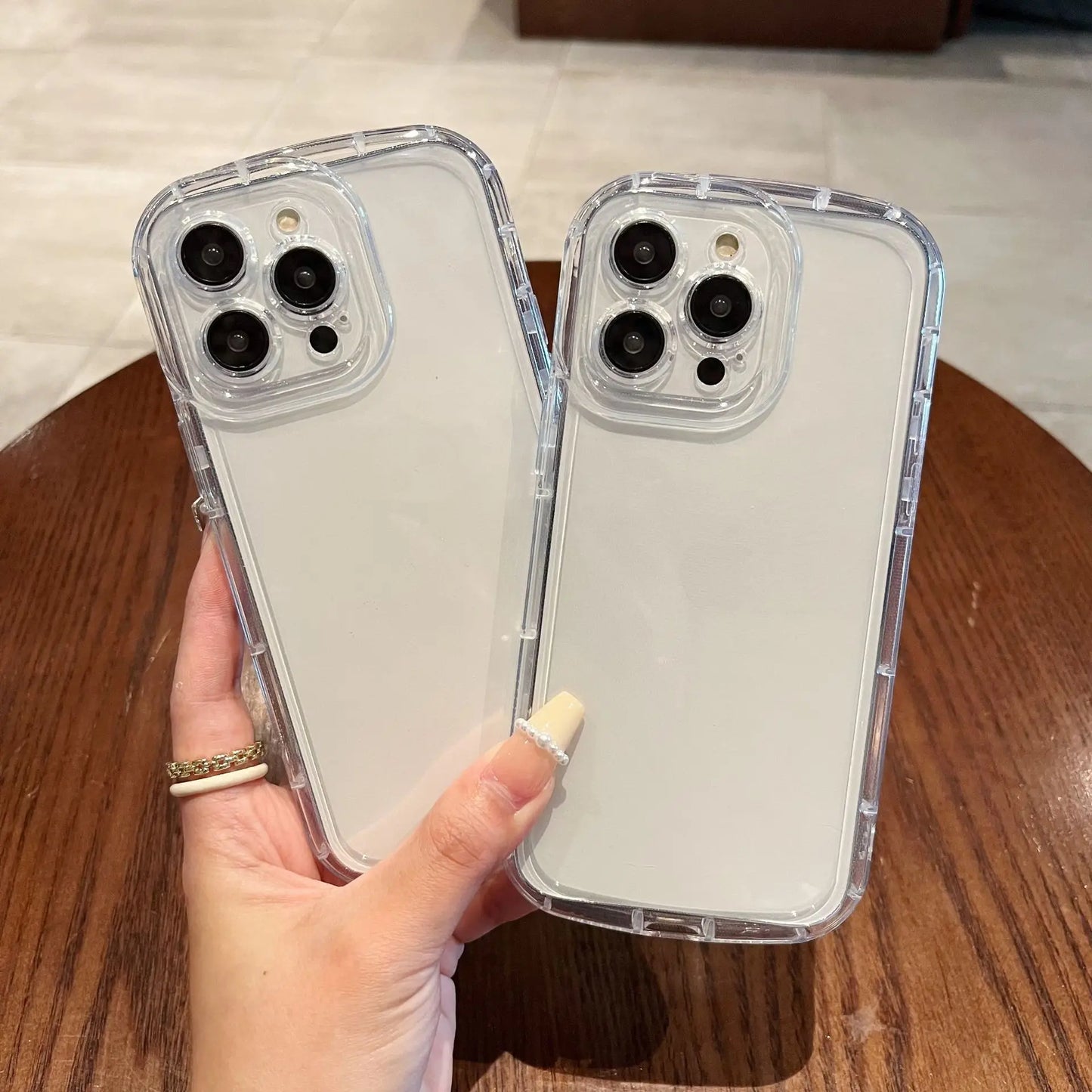 Coque Transparente Bolomboy pour iPhone 16 Pro Max 15 14 13 12 11 XR X XS Max SE 6 7 8 15 Plus - Protection Antichoc Silicone