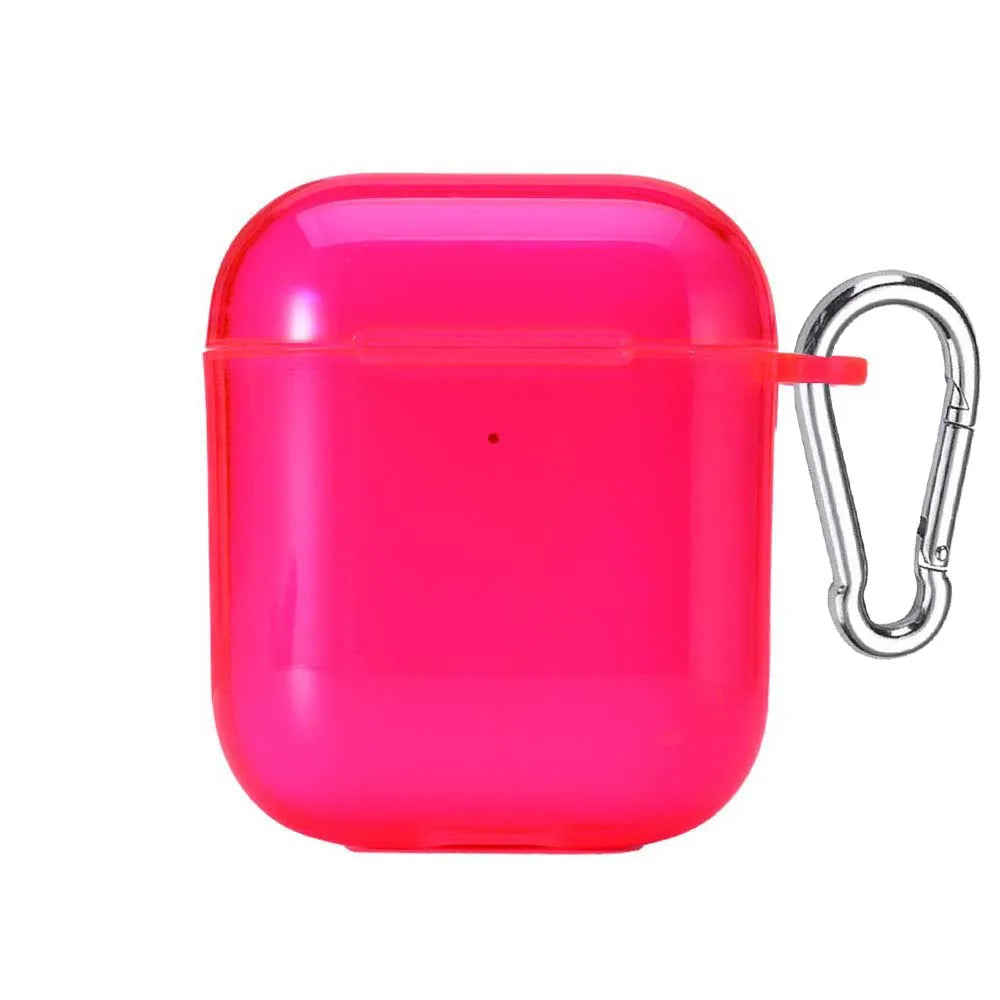 Étui Silicone AirPods avec Crochet - Protection Anti-chute
