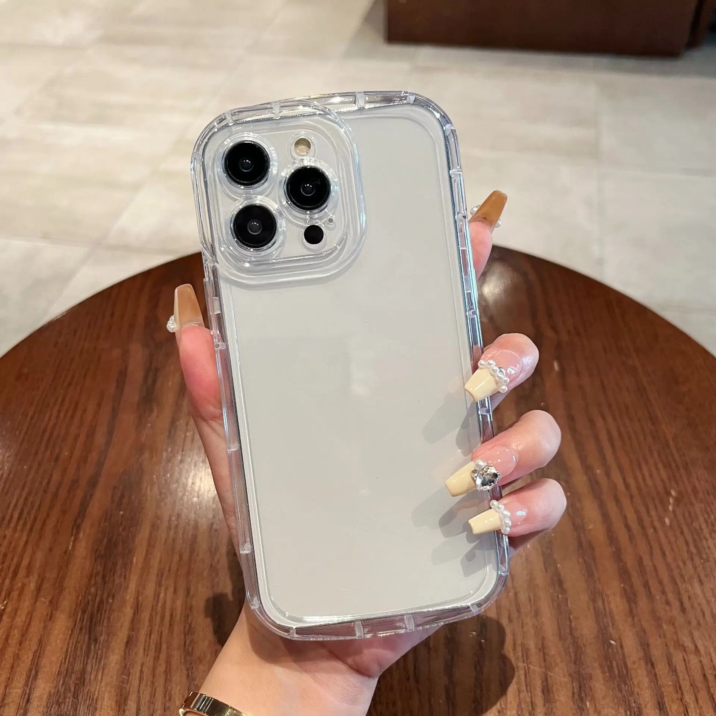 Coque Transparente Bolomboy pour iPhone 16 Pro Max 15 14 13 12 11 XR X XS Max SE 6 7 8 15 Plus - Protection Antichoc Silicone