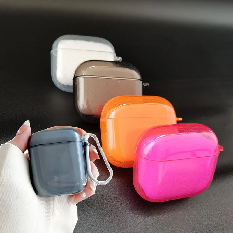Étui Silicone AirPods avec Crochet - Protection Anti-chute