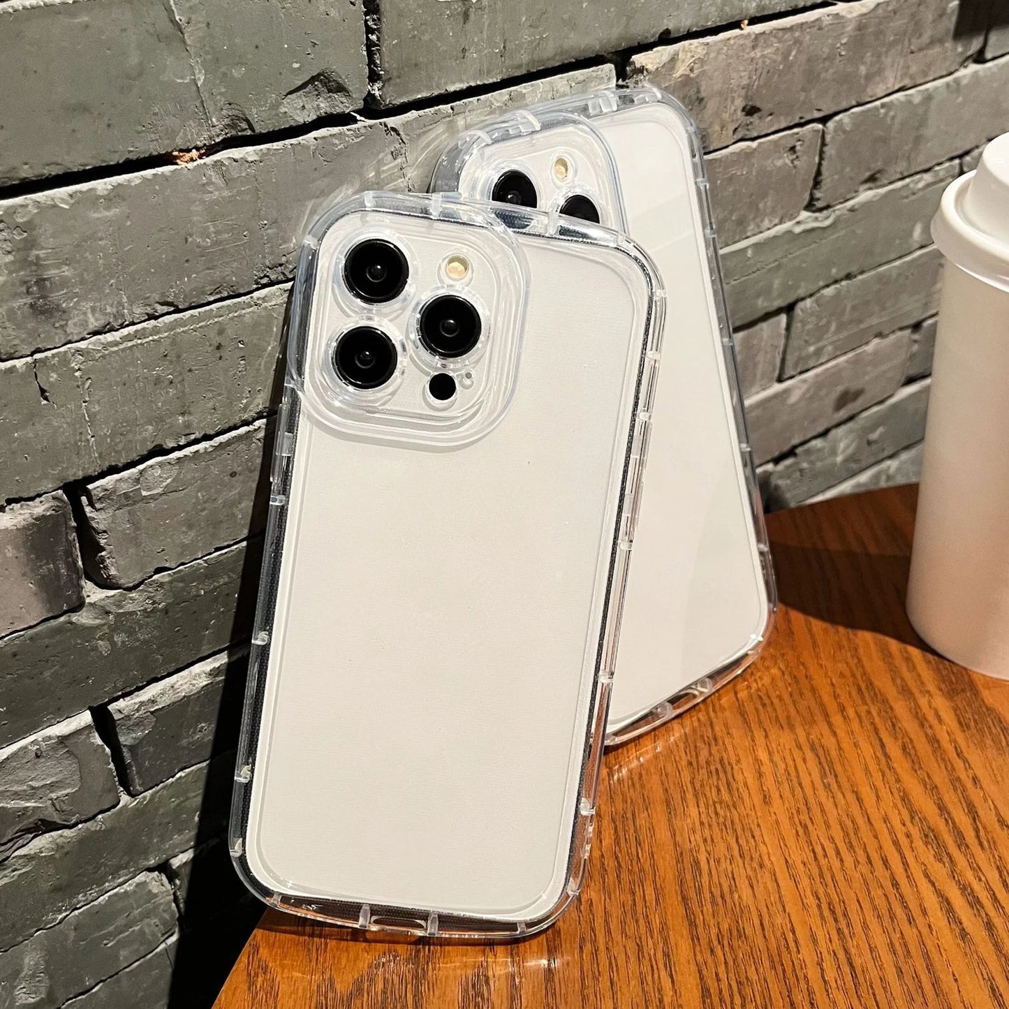 Coque Transparente Bolomboy pour iPhone 16 Pro Max 15 14 13 12 11 XR X XS Max SE 6 7 8 15 Plus - Protection Antichoc Silicone
