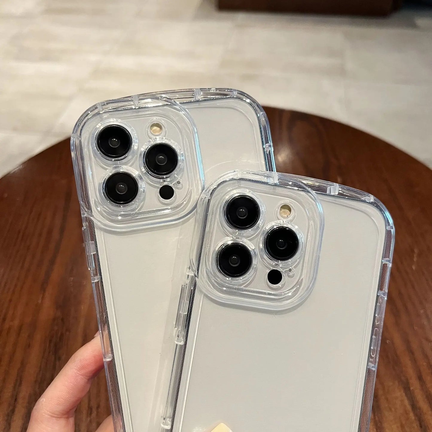 Coque Transparente Bolomboy pour iPhone 16 Pro Max 15 14 13 12 11 XR X XS Max SE 6 7 8 15 Plus - Protection Antichoc Silicone