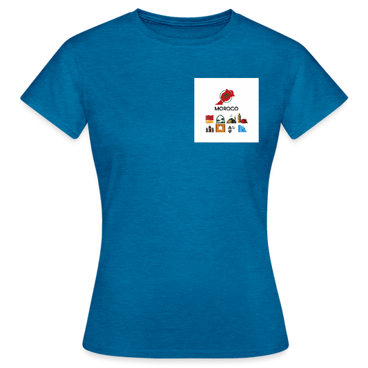 Women's T-Shirt - antique blue sapphire heather