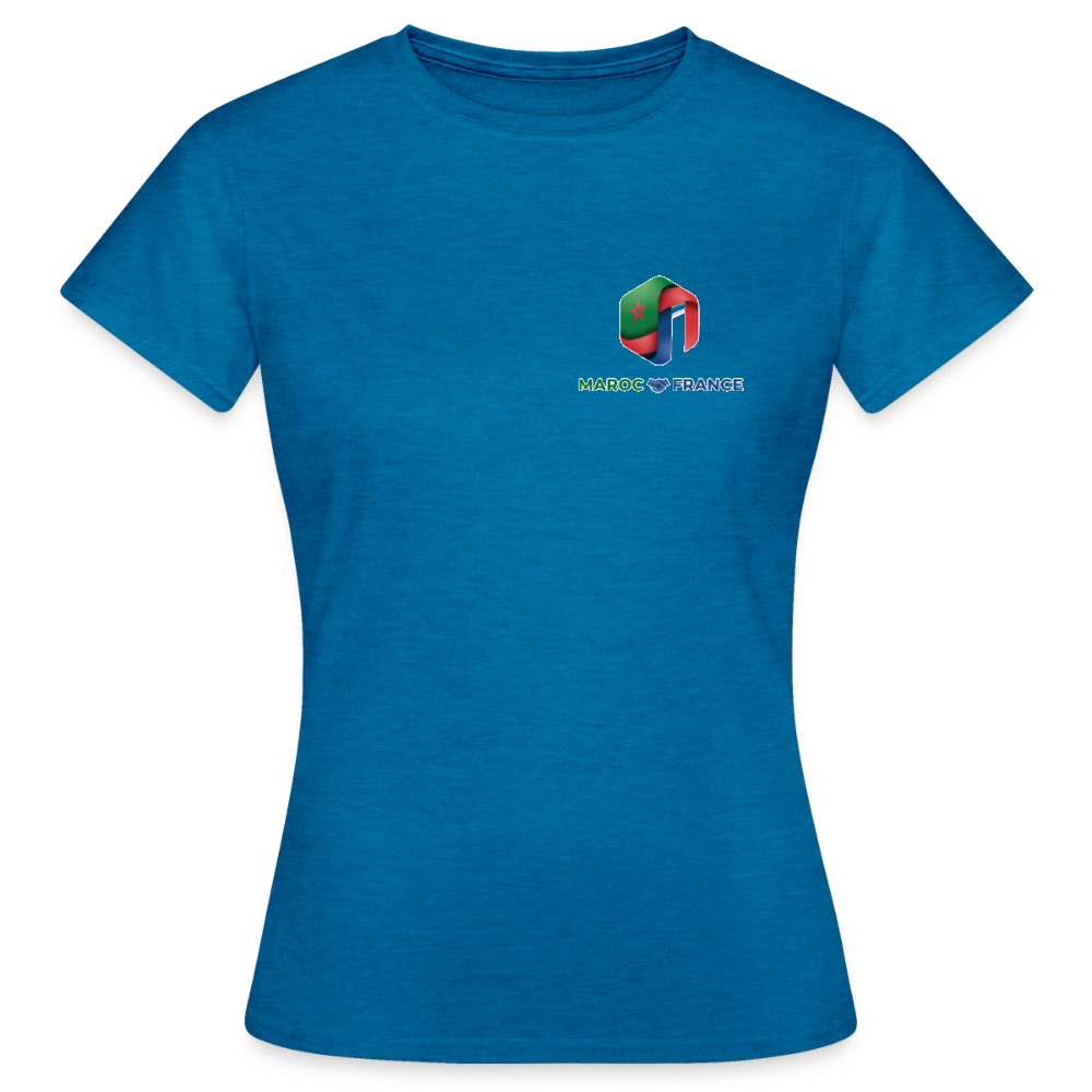 Women's T-Shirt - antique blue sapphire heather