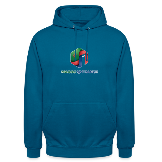 Sweat-shirt à capuche unisexe - deep sea blue 