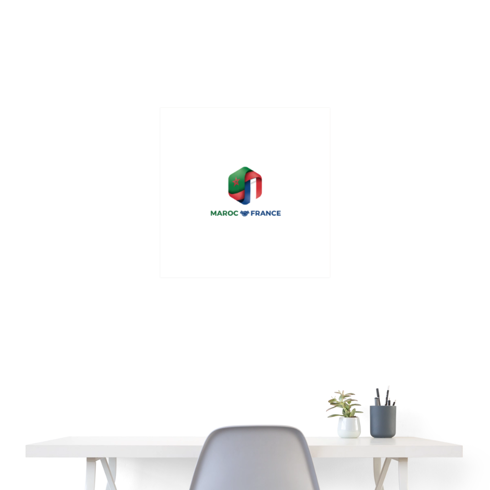 Poster 60 x 60 cm - white