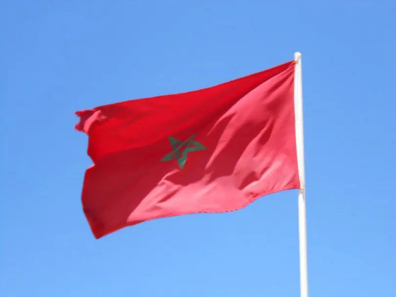Drapeau du Maroc 90x150cm - Bannière Nationale Décorative