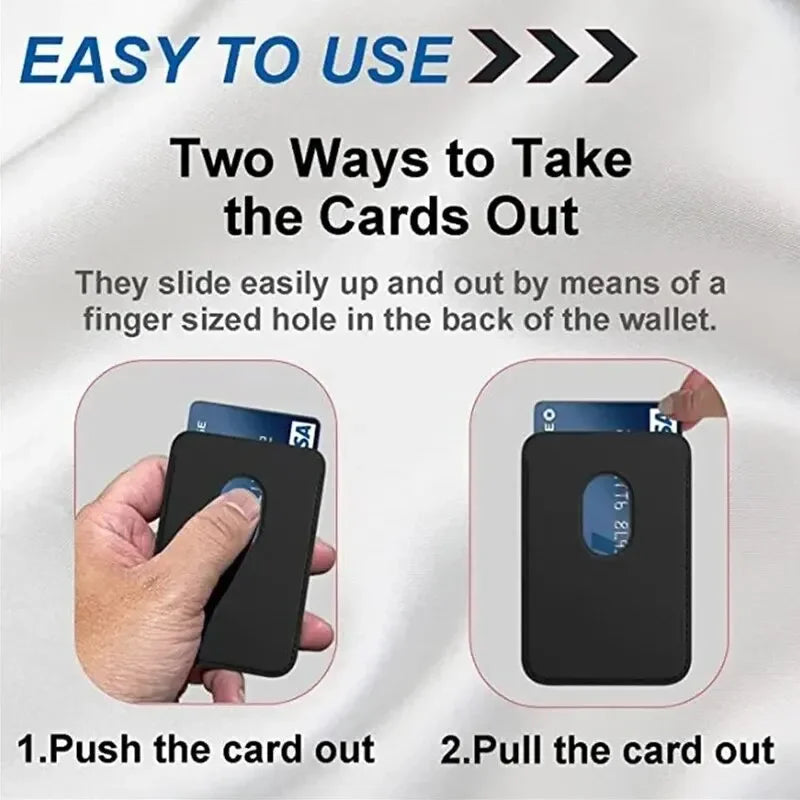 Étui Portefeuille Magnétique en Cuir pour iPhone 15/14/13/12 Pro Max - Porte-Cartes