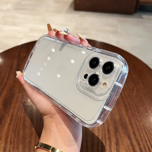 Coque Transparente Bolomboy pour iPhone 16 Pro Max 15 14 13 12 11 XR X XS Max SE 6 7 8 15 Plus - Protection Antichoc Silicone